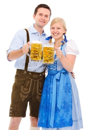 German Beer Drinker - Halloween Costumer Suspenders