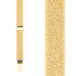 Gold Glitter Suspenders 